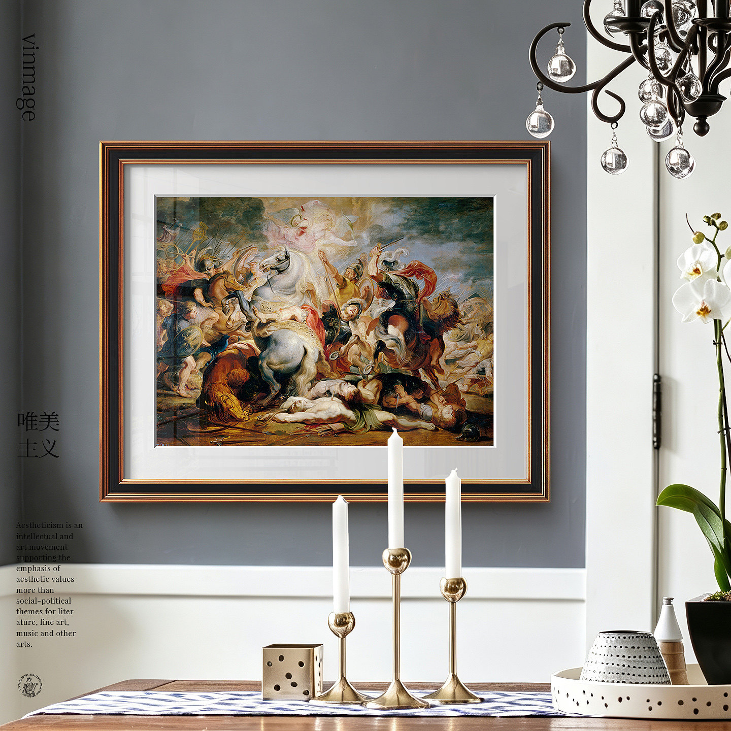 High-Definition Rubens Decorative Painting Paul Rubens Neoclassical Baroque European Retro Oil Painting Core Wall Hanging Painting