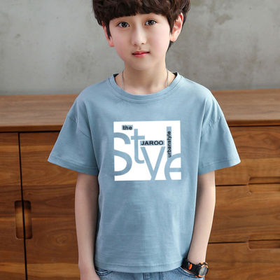 2021夏装新款儿童装男童短袖纯棉T恤衫中大童宽松半袖男孩上衣服