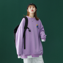 Design sense small crowdwear women Chains fake two blouses Two blouses Han version Tennis Red port Wind chic jacket Chunqiu