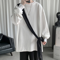 White T-Shirt Woman Long Sleeve Ins Tide Net Red Loose Korean Version Blouse Spring And Autumn Thin clothing 2021 Early spring new