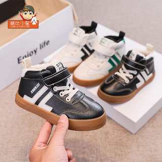 Children's cotton shoes winter plus velvet shoes girls two cotton shoes boys winter shoes 2021 autumn and winter new trend