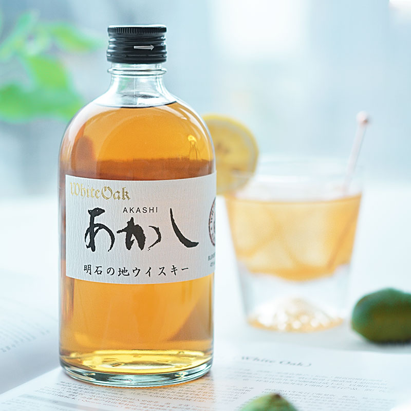 【官方旗舰店】日本原瓶进口洋酒 AKASHI明石白橡木威士忌500ml