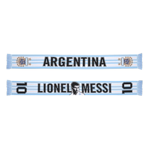 Official merchandise of Argentinas national team -- Argentinas China Lines should aid Messi scarves