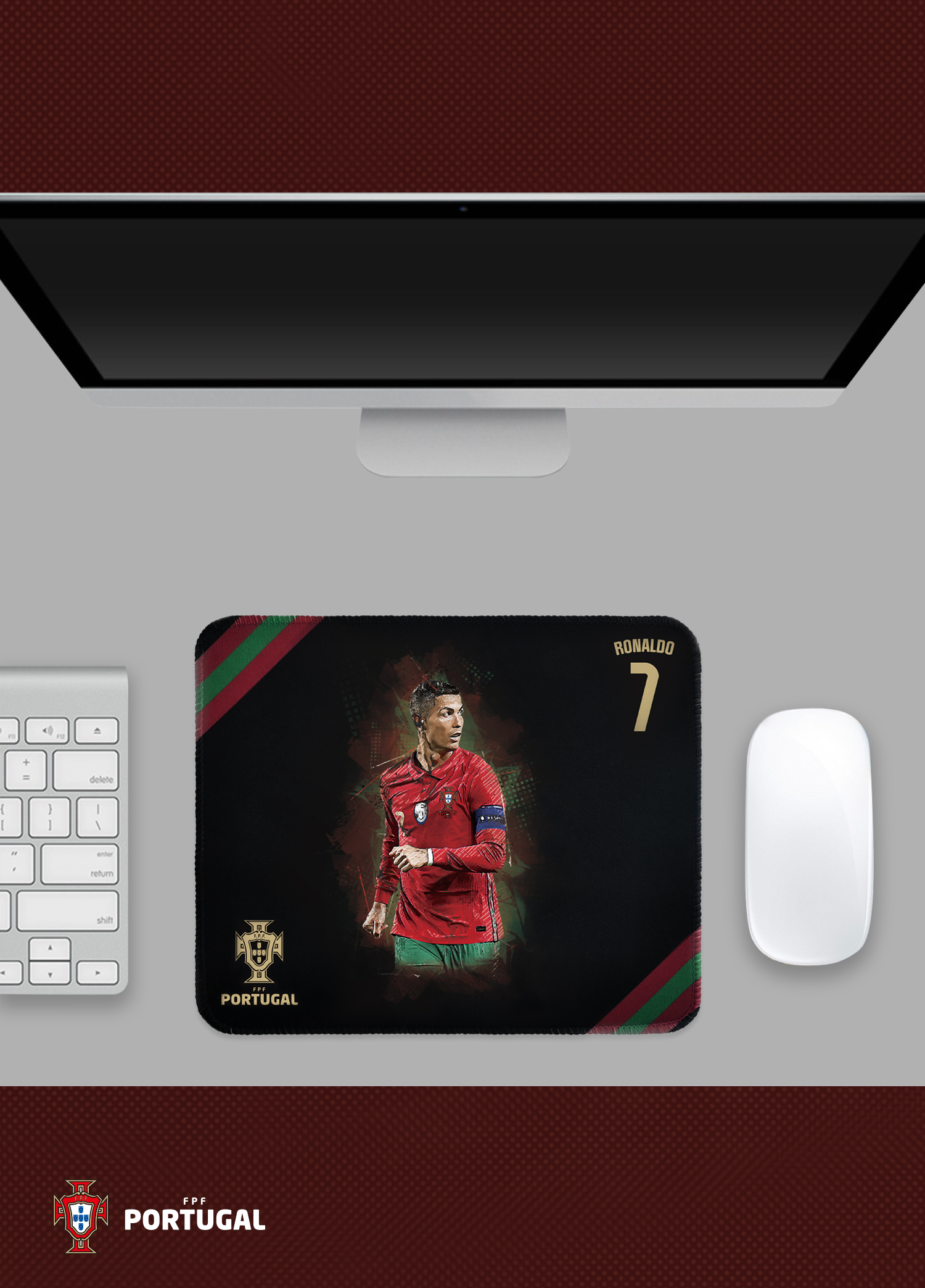 Portugal National Team Official Non-Slip Thickened Mouse Pads