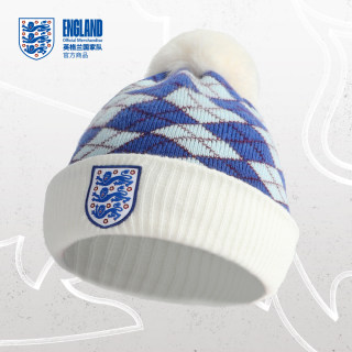 England national team diamond beanie knitted hat