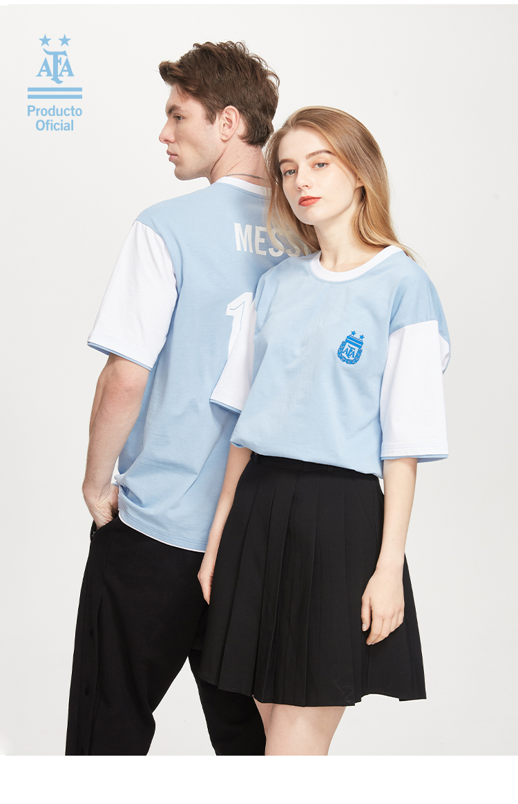 Argentina AFA Official Unisex Short-sleeved Trendy T-shirts