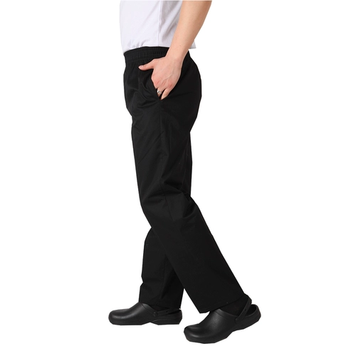 Брюки для шеф-повара, кухонные, столовые, рабочие брюки для официанта, кухонные эластичные, слегка эластичные черные рабочие брюки для шеф-повара, мужские