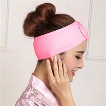 Korean hair band for short hair face wash temples styling anti-warping headgear mens and womens headwear hair styling fixed headscarf
