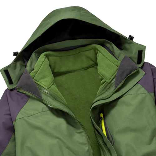 Демисезонная дорожная альпинистская водонепроницаемая куртка для работы подходит для мужчин и женщин, «три в одном»