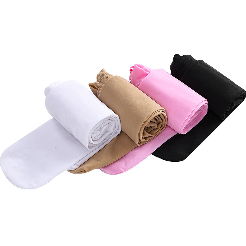 Children's pantyhose summer thin anti-hook white pantyhose girls stockings dance socks anti-pilling steel stockings spring