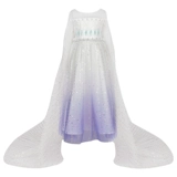 Белый детский наряд маленькой принцессы, свадебное платье, вечернее платье, «Холодное сердце»