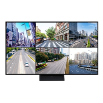 Zhijia 55-inch LCD splicing screen seamless TV wall high-definition monitoring large-screen display