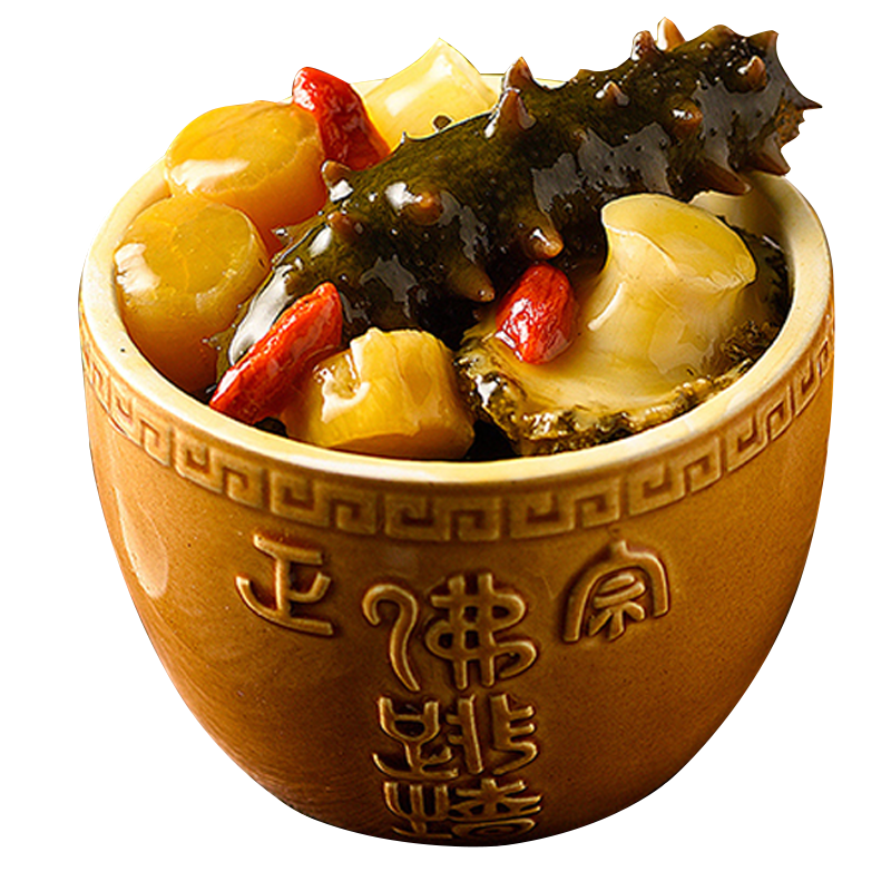 【高湯熬制24小時以上】國宴大菜: 加熱即食正宗佛跳墻1500g 68元包郵(138-50-20元券)