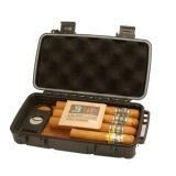Кубинская сигарная коробка 4-5 установленная переносная сигара сигара с сигарной сигарной костюм для влажного обеспечения водонепроницаемой водонепроницаемой герметичной коробки