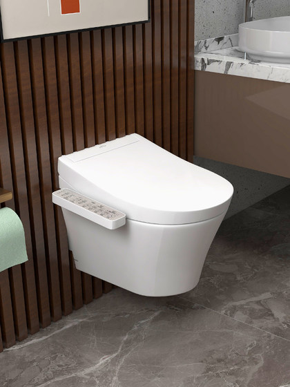 TOTO壁挂式智能马桶D型加宽墙排悬空坐便器CW553REB