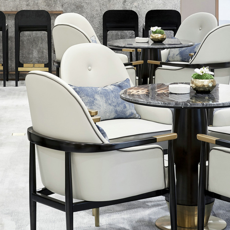 Sample House Display Center Negotiation Table And Chairs Portfolio 4S Store Exhibition Hall Marketing Center Sofa Hotel Hall Reception A Table Four Chairs