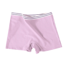 Students boxer briefs womens pure cotton shorts womens four-corner thin traceless anti-exposure girls older girls