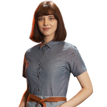Zhenyao catering work clothes short-sleeved new high-end western restaurant hotel restaurant restaurant waiter work clothes women summer