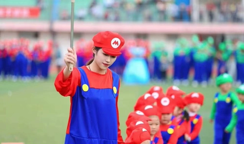 Super Mary Mario Parent -Child