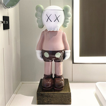  Creative French bucket light luxury tissue box Living room Nordic pumping paper box ins wind large roll paper box Restaurant doll decoration