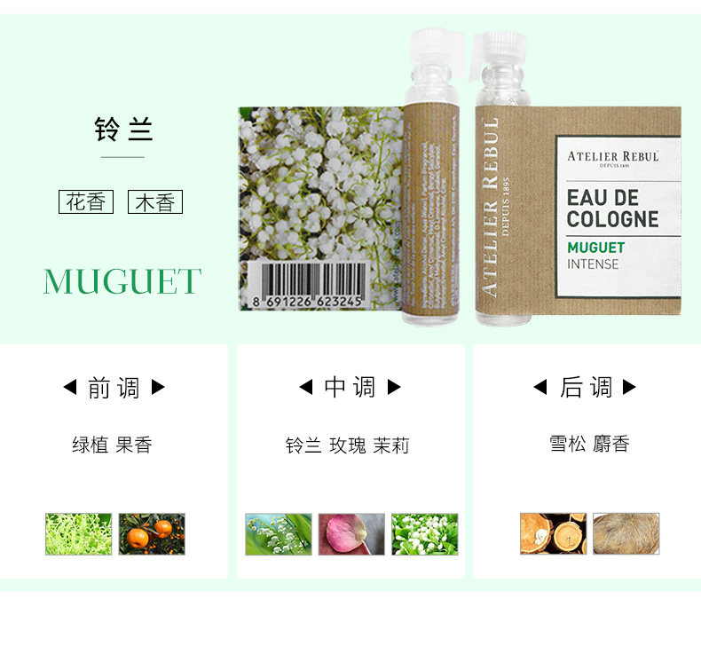 土耳其进口 Atelier Rebul 古龙水香水小样套装 EDC 24ml 天猫优惠券折后￥49包邮包税（￥69-20）