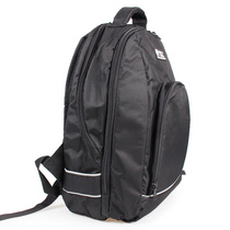 鰰采Fukuoka Tools Backpack Black Wear-Resistant Computer Bag Waterproof and Puncture-proof Backpack