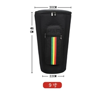 Толстый черный 9 дюймов