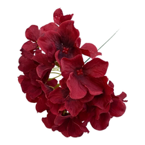 Single snow butterfly hydrangea spring hydrangea artificial silk flower vase decoration for home living room artificial flower photo taking