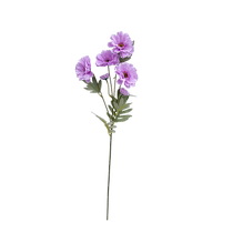 Simulated 3-pronged apple blossoms falling snow cherry blossoms and oncidium spring and autumn color wedding hall ceiling decoration floor row flowers fake floral art
