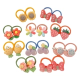 Детская маленькая резинка, безвредный аксессуар для волос, 0-3 лет, не повреждает волосы