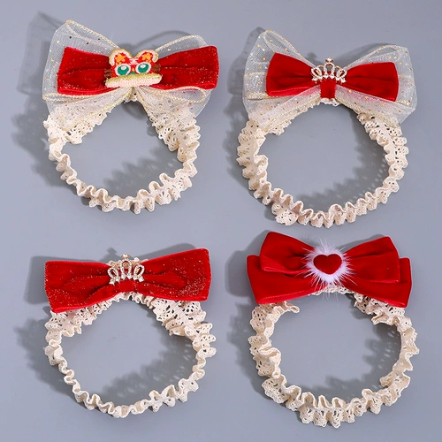 Детская повязка на голову, заколка для волос для новорожденных, аксессуар для волос с бантиком, ободок, Южная Корея, тигр