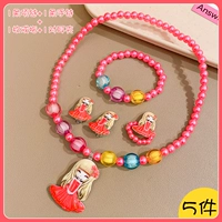 10#розовая цветочная девушка 5 штук