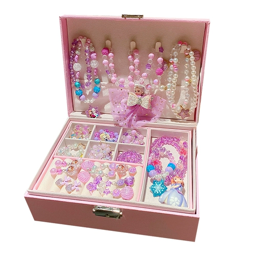 Детское ожерелье, подарочная коробка, кольцо, коробочка для хранения, «Холодное сердце», подарок на день рождения