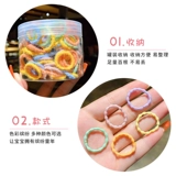 Детская маленькая резинка для волос, детский безвредный эластичный аксессуар для волос, не повреждает волосы