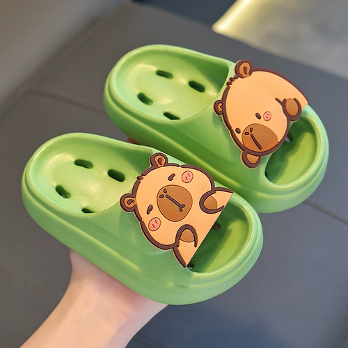 Детские нескользящие тапочки для мальчиков, летние слайдеры