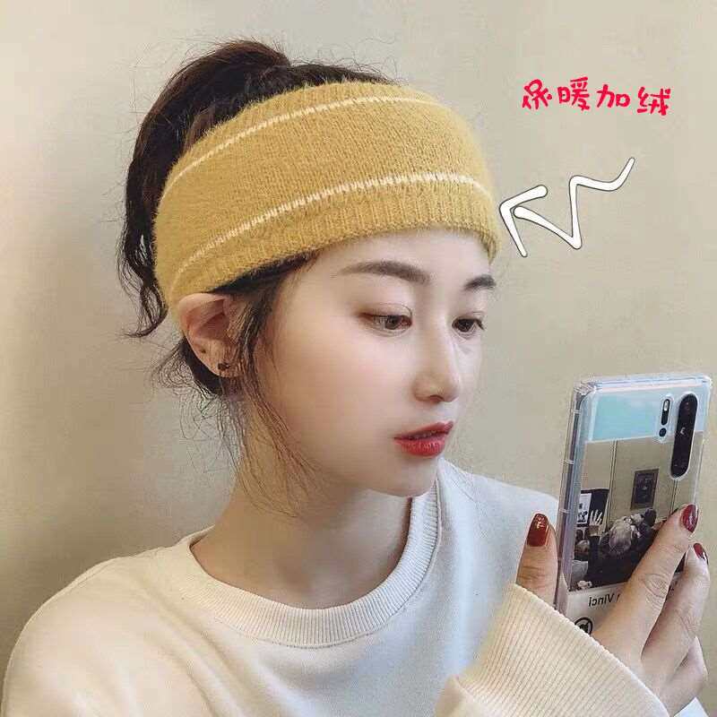 Forehead hat maternity turban postpartum confinement headband ladies net red autumn and winter to keep warm, windproof and coldproof