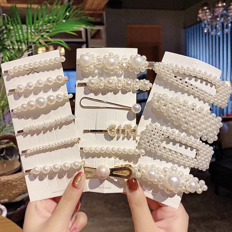 Small Card Adult Female Korean Version Overhead Head Accessories Clips Subreddit Subnet Red And Beautiful Woman-Looking Elegant Hairpin