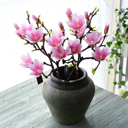 Симуляция Magnolia foody pu гостиная, декоративный фальшивый цветок сушеный цвет