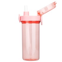 Brief clamshell adult pregnant woman straw cup ins wind transparent portable plastic cup female student cute son department water glass