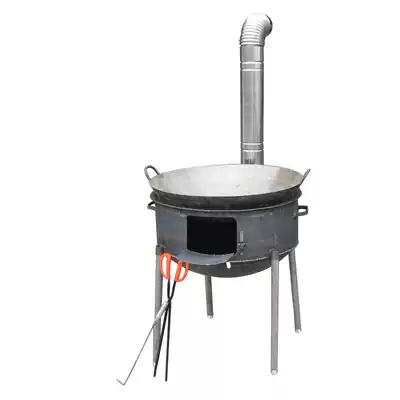 Firewood, household stove, firewood, firewood, stove, wild cooking stove, camping, rural indoor portable firewood