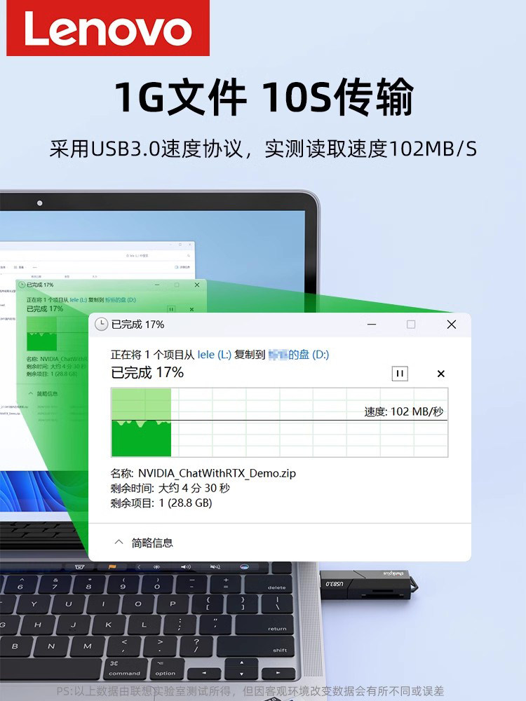 Многофункциональный картридер Lenovo ThinkPlus D204 USB 3.0