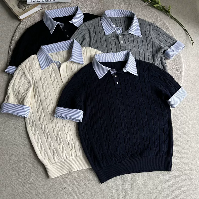 Xanvas Set, knitted shirt, T-shirt