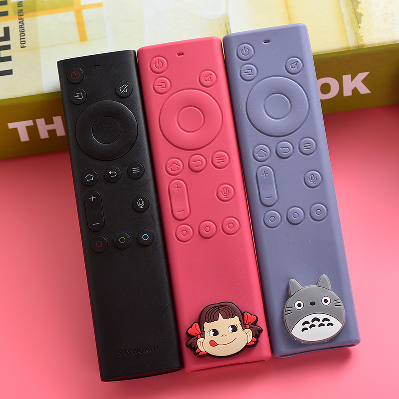 Skyworth Kukai voice TV remote control shaker board protective cover cute silicone cartoon special anti-fall and dust-proof