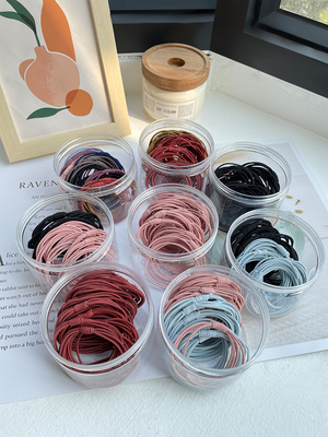 头绳女2021新款网红扎头发皮筋发圈韩国简约基础高弹力耐用皮套女