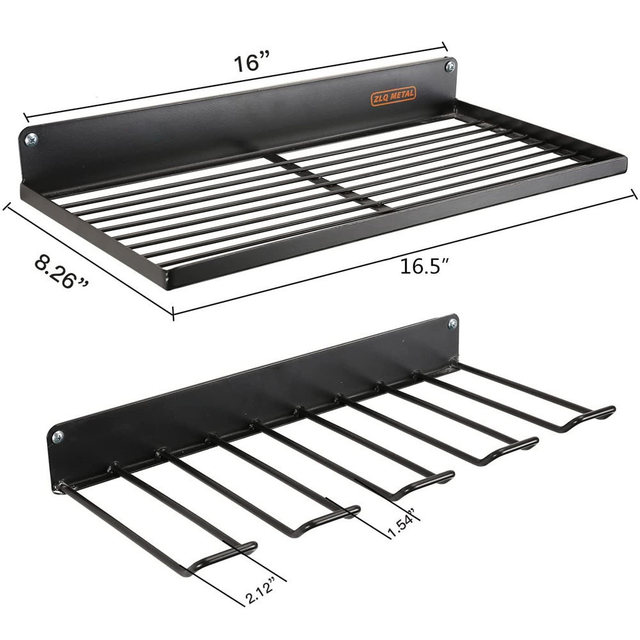 Electric repair tools, storage rack, garage charger, electric drill bit, wrench, hanging hole plate accessories on the wall