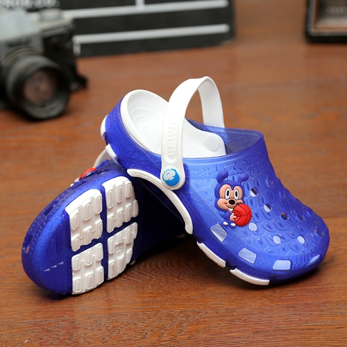 Детская сумка, туфли для мальчиков, пляжная обувь, детские тапочки, летние мультяшные нескользящие слайдеры, подходит для подростков