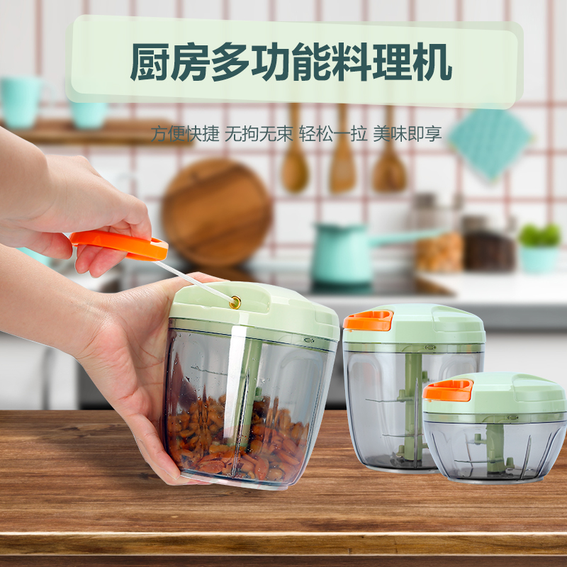 Manually pull garlic masher kitchen cooking machine small garlic machine hit garlic machine ginger minced garlic meat grinder artifact