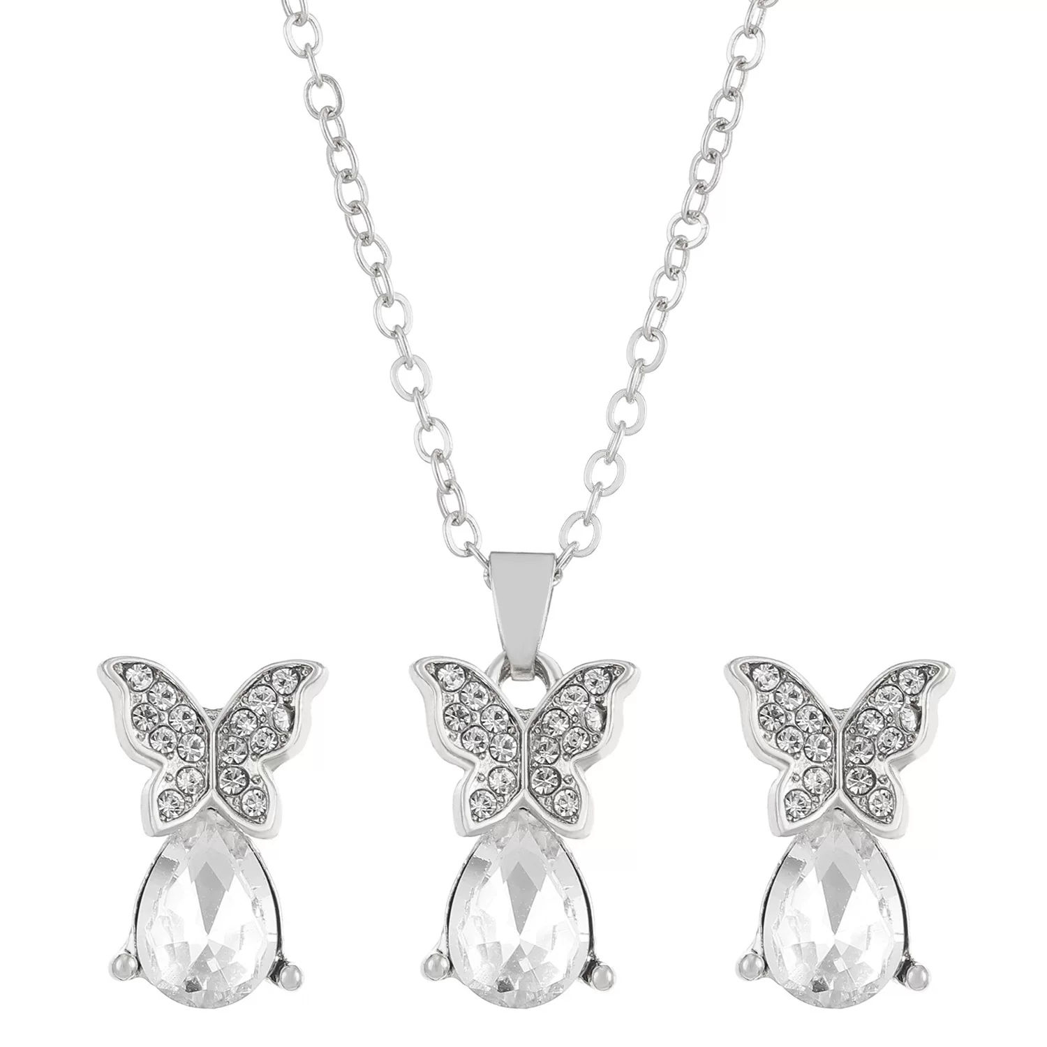 (Cross-border trading), jewelry drop-shaped, brand creative set, design necklace and earrings