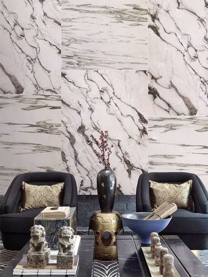 Natural ultra-thin rock slate stone skin imported sandstone concave and convex texture strong work decoration home improvement hotel project rough surface layer