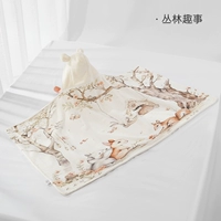 Забавные факты о джунглях (банное полотенце с капюшоном и плащ)